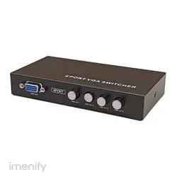 قیمت و خرید سوییچ 4 به 1 VGA (وارداتی) - ایمنیفای