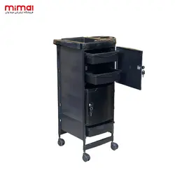 میز ترولی آرایشگاهی کمد دار کد 102