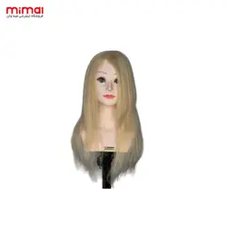 سر مانکن نیم تنه 100% طبیعی رنگ و شینیون قد 50