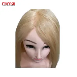 سر مانکن نیم تنه 100% طبیعی رنگ و شینیون قد 60