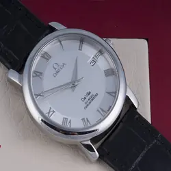 ساعت مچی امگا Omega تقویم دار صفحه سفید کد 1050