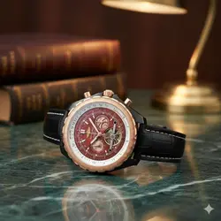ساعت مچی برایتلینگ BREITLING تقویم دار سه موتوره کد 1234