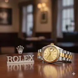 ساعت مچی رولکس Rolex تقویم دار صفحه طلایی مدل دیت جاست کد 257