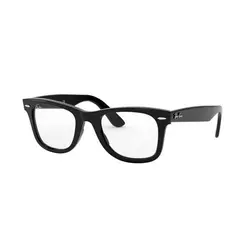 عینک آفتابی ریبن ویفری RayBan شیشه شفاف فریم مشکی کد 276