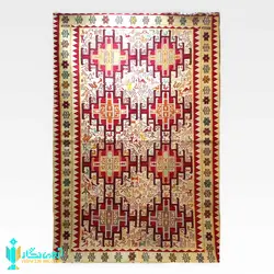 گلیم ابریشمی سایز قالیچه ( 120 در 2000 )  دشت مغان