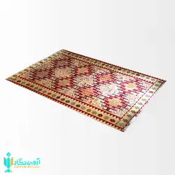 گلیم ابریشمی سایز قالیچه ( 120 در 2000 )  دشت مغان