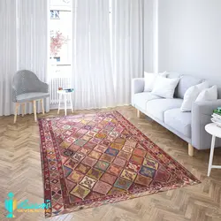 گلیم پشمی دشت مغان سایز قالیچه ۱۲۰ در ۲۰۰۰