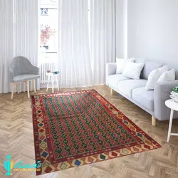 گلیم پشمی دشت مغان سایز قایچه 120 در 2000