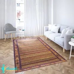 گلیم دشت مغان بافته از پشم در سایز قالیچه ( 120 در 2000 )