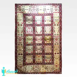 گلیم ذرع و نیم ابریشمی دشت مغان 110 در 160