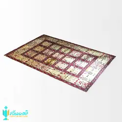 گلیم ذرع و نیم ابریشمی دشت مغان 110 در 160