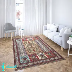 گلیم سوزنی سیرجان سایز ذرع و نیم  (1124)