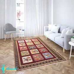 گلیم سوزنی سیرجان سایز ذرع و نیم  (1126)