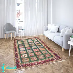 گلیم سوزنی سیرجان سایز ذرع و نیم  (1127)