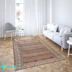 گلیم سوزنی سیرجان سایز ذرع و نیم  (1130)