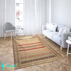گلیم سوزنی سیرجان سایز ذرع و نیم  (1129)