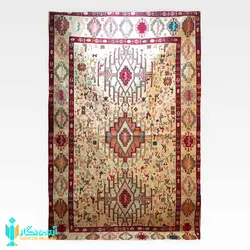 گلیم ورنی ابریشم دشت مغان سایز قالیچه ۱۲۰ در ۲۰۰۰
