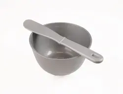 کاسه سیلیکونی و کاردک پاکسازی پوست
