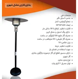 بخاری قارچی مشکی شهری