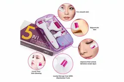 درمارولر تیتانیومی پنچ کاره Derma roller 5 in 1