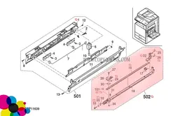 شارژ ترانسفر PTCشارپ رنگی MX-5001
