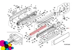 غلطک رول زیر ترانسفر TB (آهنی) شارپ AR-M620 فابریک