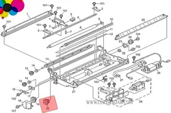 چرخ دنده هرزگر یونیت ترانسفر ریکو AF-1060