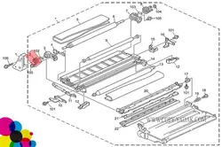 چرخ دنده جلو ترانسفر یونیت ریکوAF-1060