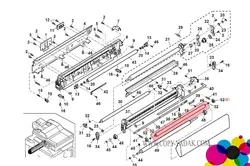 غلطک رول ترانسفر D (اسفنجی) شارپ AR-620 فابریک