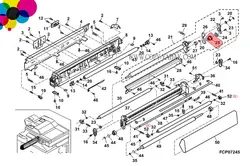 چرخ دنده سر ترانسفر درام شارپ AR-620
