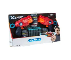 تفنگ دوقلو ایکس شات X-Shot Double MK3 Red