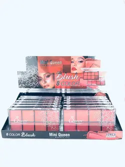 پالت رژگونه 8 رنگ مینی کویین کد mr1012