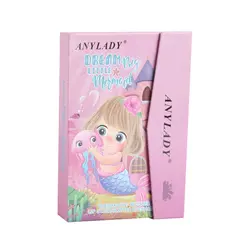 پالت رژ و سایه anylady سایز کوچک طرح پری دریایی