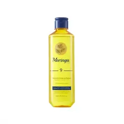 شامپو حجم دهنده و انرژی بخش شماره 9 مورینگا امو مناسب موهای خشک و حساس 400ml