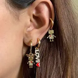 گوشواره سه تایی love