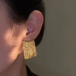 گوشواره آبشاری طلایی