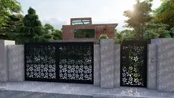 درب پارکینگ فلزی CNC کد 105