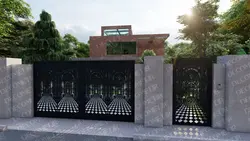 درب پارکینگ فلزی CNC کد 147