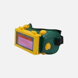 عینک جوشکاری اتوماتیک رنگ سبز