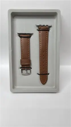 بند اپل واچ چرم سایز 42/44/45 قهوه ای