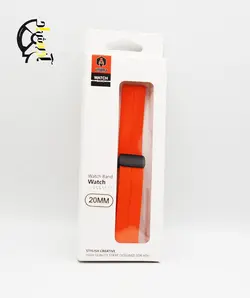 بند سیلیکونی مگنتی سامسونگ واچ 4/5 20MM نارنجی