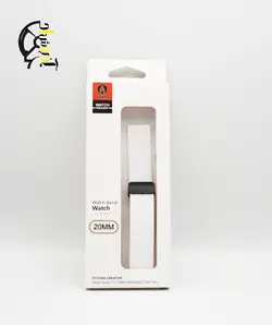 بند سیلیکونی مگنتی سامسونگ واچ 4/5 20MM سفید