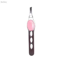 موچین انبری استیل مدل دکمه ایPOLILIKE Eyebrow Tweezers
