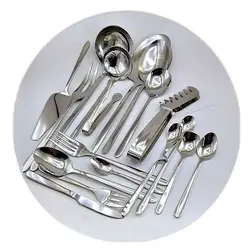 سرویس قاشق و چنگال یونیک مدل دونا 24 نفره 144 پارچه