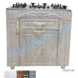 اجاق گاز طرح فر ام دی اف جنرال مدل M4صفحه استیل پارس