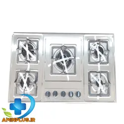 اجاق‌گازصفحه‌ استیل پارس مدل چدن گرد