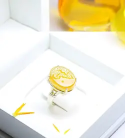 انگشتر زنانه سفارشی : مدل چهار چنگ