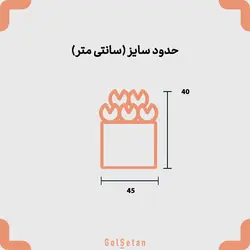 گلدان ارکیده و اکالیپتوس