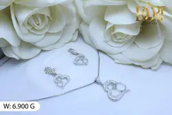 نیم ست تمام نقره  ۶/۹۰۰ گرم