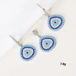 نیم ست نقره آبکاری طلا سفید